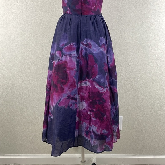 Lela Rose Target x Neiman Marcus sleeveless floral evening high low dress size 2 - Picture 6 of 14